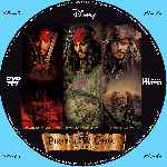 cartula cd de Piratas Del Caribe - 01-03 - Custom