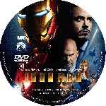 carátula cd de Iron Man - 2008 - Custom - V13