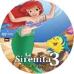 carátula cd de La Sirenita 3 - El Origen De Ariel - Custom