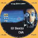 cartula cd de El Sexto Dia - Custom - V3