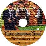 carátula cd de 4 Gangsters De Chicago - Custom