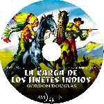 carátula cd de La Carga De Los Jinetes Indios - Custom