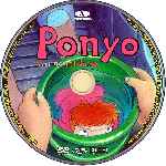 carátula cd de Ponyo En El Acantilado - Custom - V2