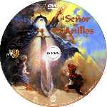 carátula cd de El Senor De Los Anillos - Animacion - Custom - V2