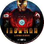 carátula cd de Iron Man - 2008 - Custom - V14