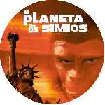 carátula cd de El Planeta De Los Simios - 1968 - Custom - V2