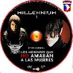 carátula cd de Millennium 1 - Los Hombres Que No Amaban A Las Mujeres - Custom - V2