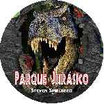 carátula cd de Jurassic Park - Parque Jurasico - Custom - V4