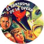 carátula cd de El Fantasma De La Opera - 1943 - Custom