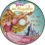 carátula cd de Barbie Y Las Tres Mosqueteras - Custom - V2