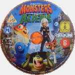 cartula cd de Monsters Vs Aliens