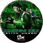 carátula cd de Ben 10 - Alien Swarm - Custom