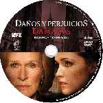 cartula cd de Danos Y Perjuicios - Temporada 02 - Custom