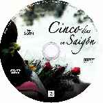 carátula cd de Cinco Dias En Saigon - Custom - V2