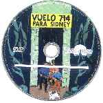 carátula cd de Las Aventuras De Tintin - Vuelo 714 Para Sidney