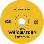 cartula cd de National Geographic - Yellowstone Desconocido - Custom