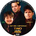 carátula cd de Two And A Half Men - Temporada 07 - Disco 01 - Custom