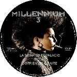 carátula cd de Millennium 3 - La Reina En El Palacio De Las Corrientes De Aire - Custom - V3