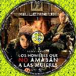 carátula cd de Millennium 1 - Los Hombres Que No Amaban A Las Mujeres - Custom - V4