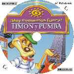 carátula cd de Timon Y Pumba - Hoy Comemos Fuera - Custom