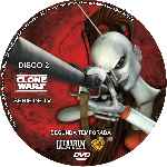 carátula cd de Star Wars - The Clone Wars - Temporada 02 - Disco 02 - Custom