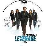 carátula cd de Leverage - Las Reglas Del Juego - Temporada 02 - Disco 02 - Custom