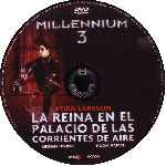 carátula cd de Millennium 3 - La Reina En El Palacio De Las Corrientes De Aire