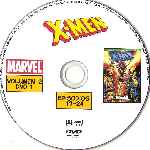 carátula cd de X-men - La Serie Animada - Volumen 02 - Disco 01 - Custom