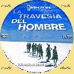cartula cd de National Geographic - La Travesia Del Hombre - Custom