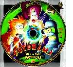 carátula cd de Futurama - Hacia La Verde Inmensidad - Custom - V2