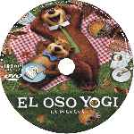 carátula cd de El Oso Yogi - La Pelicula - Custom - V2