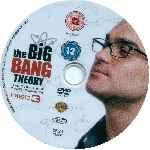 carátula cd de The Big Bang Theory - Temporada 01 - Disco 03