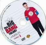 carátula cd de The Big Bang Theory - Temporada 02 - Disco 01 - Region 1