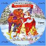 carátula cd de La Bella Y La Bestia 2 - Una Navidad Encantada - Custom - V2