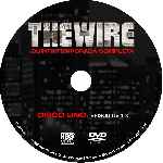 carátula cd de The Wire - Temporada 05 - Disco 01 - Custom - V2