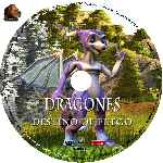 carátula cd de Dragones - Destino De Fuego - Custom - V4