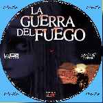 carátula cd de La Guerra Del Fuego - Custom - V2