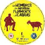 carátula cd de Los Hombres Que Miraban Fijamente A Las Cabras - Custom - V5