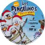 carátula cd de Pinguinos De Madagascar - Mision Navidad - Custom