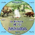 carátula cd de Discovery Channel - La Batalla De Los Dinosaurios - Generaciones 02 - Custom