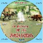 carátula cd de Discovery Channel - La Batalla De Los Dinosaurios - Generaciones 04 - Custom