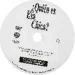 cartula cd de Quien Es Esa Chica - 1987