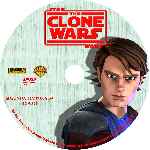 carátula cd de Star Wars - The Clone Wars - Temporada 02 - Disco 01 - Custom - V2