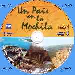 cartula cd de Un Pais En La Mochila - Disco 03 - Custom