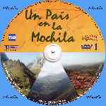 cartula cd de Un Pais En La Mochila - Disco 01 - Custom