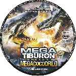 carátula cd de Mega Tiburon Versus Megacocodrilo - Custom