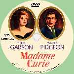 carátula cd de Madame Curie - 1943 - Custom