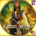 carátula cd de Piratas Del Caribe - En Mareas Misteriosas - Custom - V03