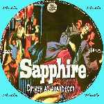 carátula cd de Sapphire - Crimen Al Atardecer - Custom