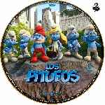 carátula cd de Los Pitufos - 2011 - Custom - V2